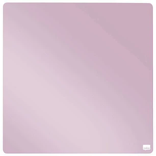 Nobo Mini Pizarra Magnetica Tile 360x360mm - sin Marco - Almohadillas Adhesivas e Imanes - Diseño Creativo y Colorido - Rosa