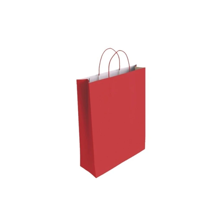 Bismark Bolsa de Papel Celulosa - Medidas 32x10x24cm - Color Rojo 1