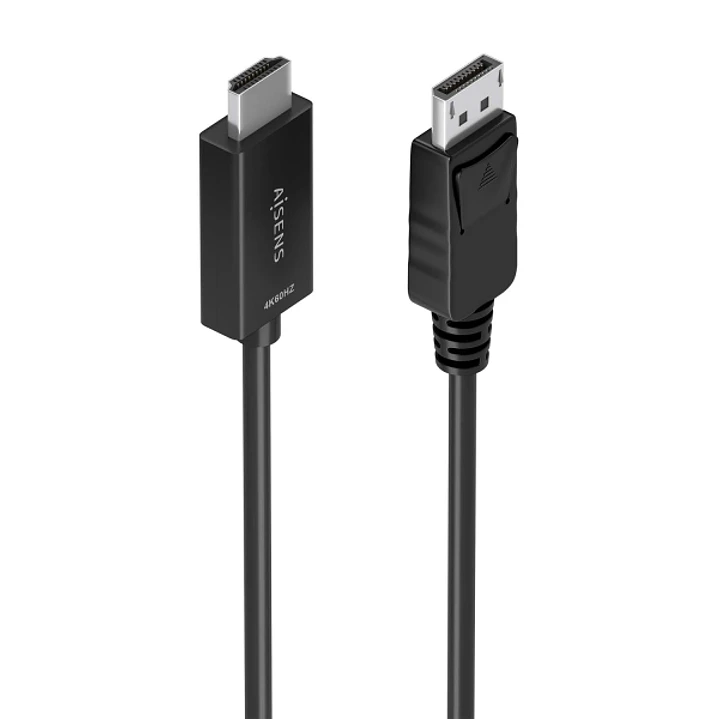Aisens Cable Conversor DISPLAYPORT a HDMI 4K@60HZ - DP/M-HDMI/M - 1.5m - Color Negro 1