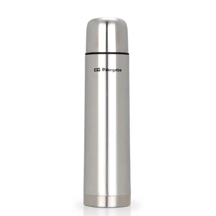 Orbegozo TRL 10060 Termo Inoxidable - Mantiene Liquidos Frios por 24H y Calientes por 12H - Capacidad 1000ml - Tapon Dosificador - Antioxidante y sin  1