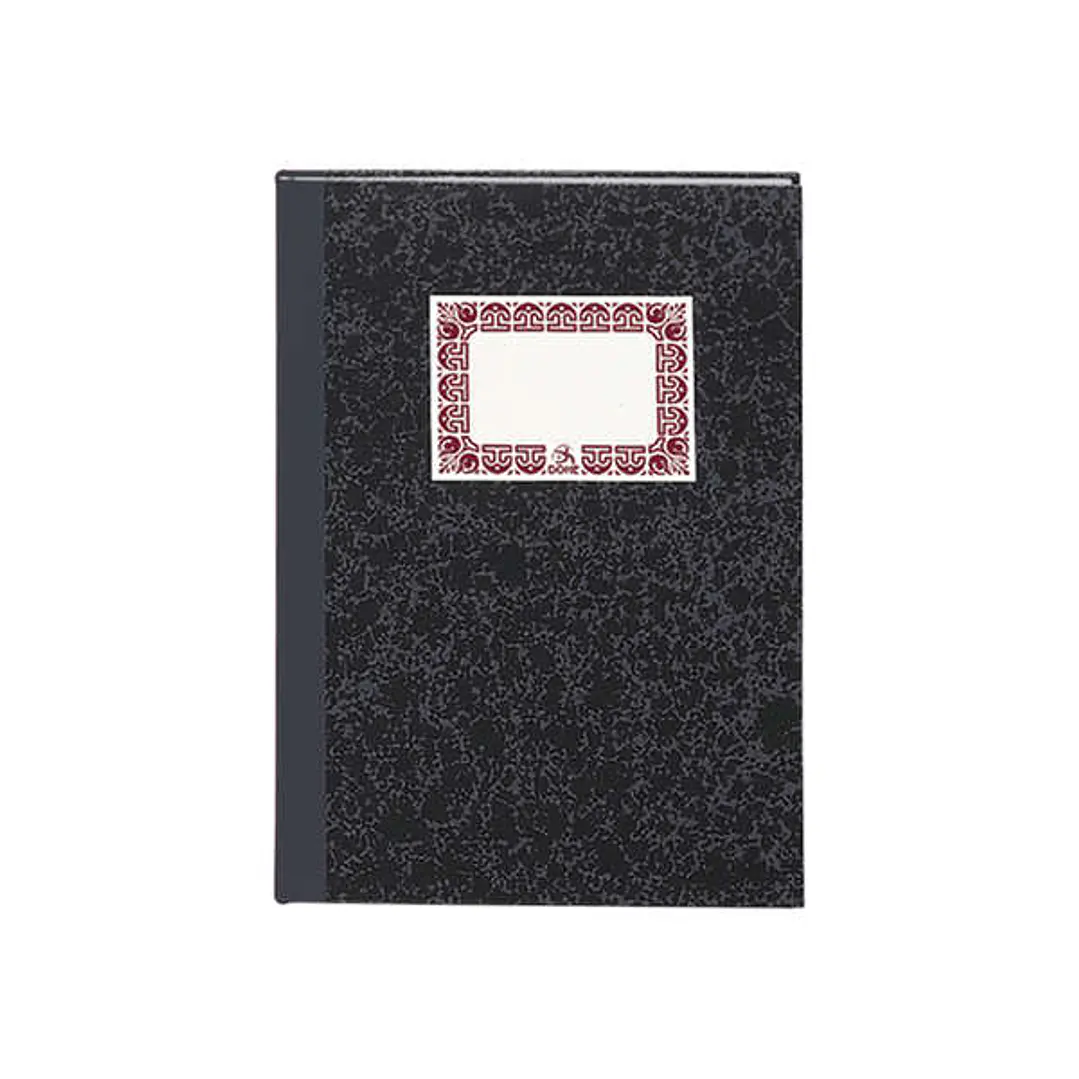 Dohe Cuaderno Cartone Cuadricula de 100 Hojas - Cuarto Natural - Tapa en Tres Piezas con Lomera de Tela - Interior en Papel Offset de 70g/m2 - Cosidos 1