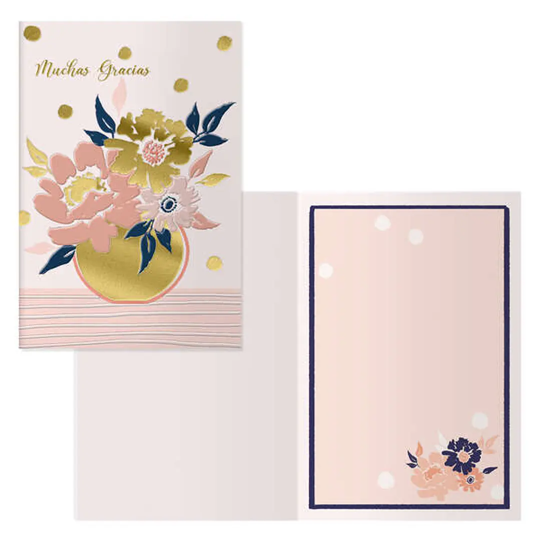 Dohe Pack de 6 Tarjetas de Felicitacion - 11.5x17cm - Impresas a Todo Color - Estampaciones con Pelicula de Color - Estampacion en Seco - Papel Offset 1
