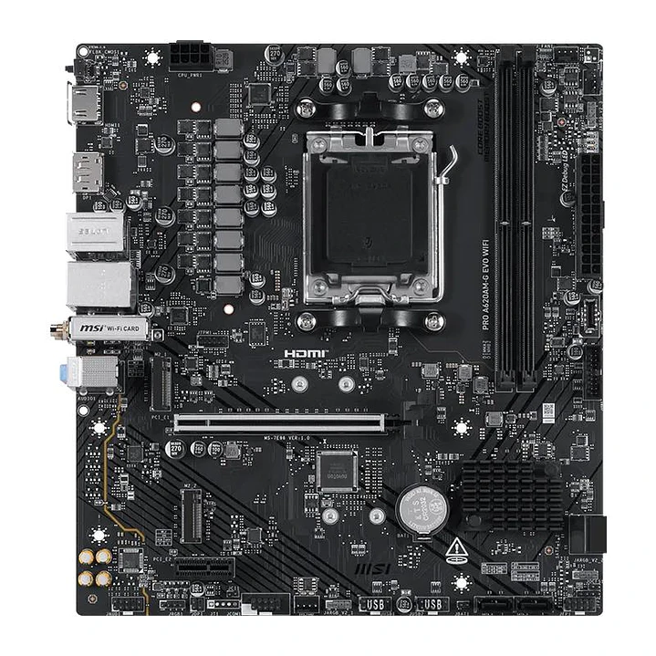 MSI Placa Base PRO A620AM-G EVO WIFI DDR5 mATX 2