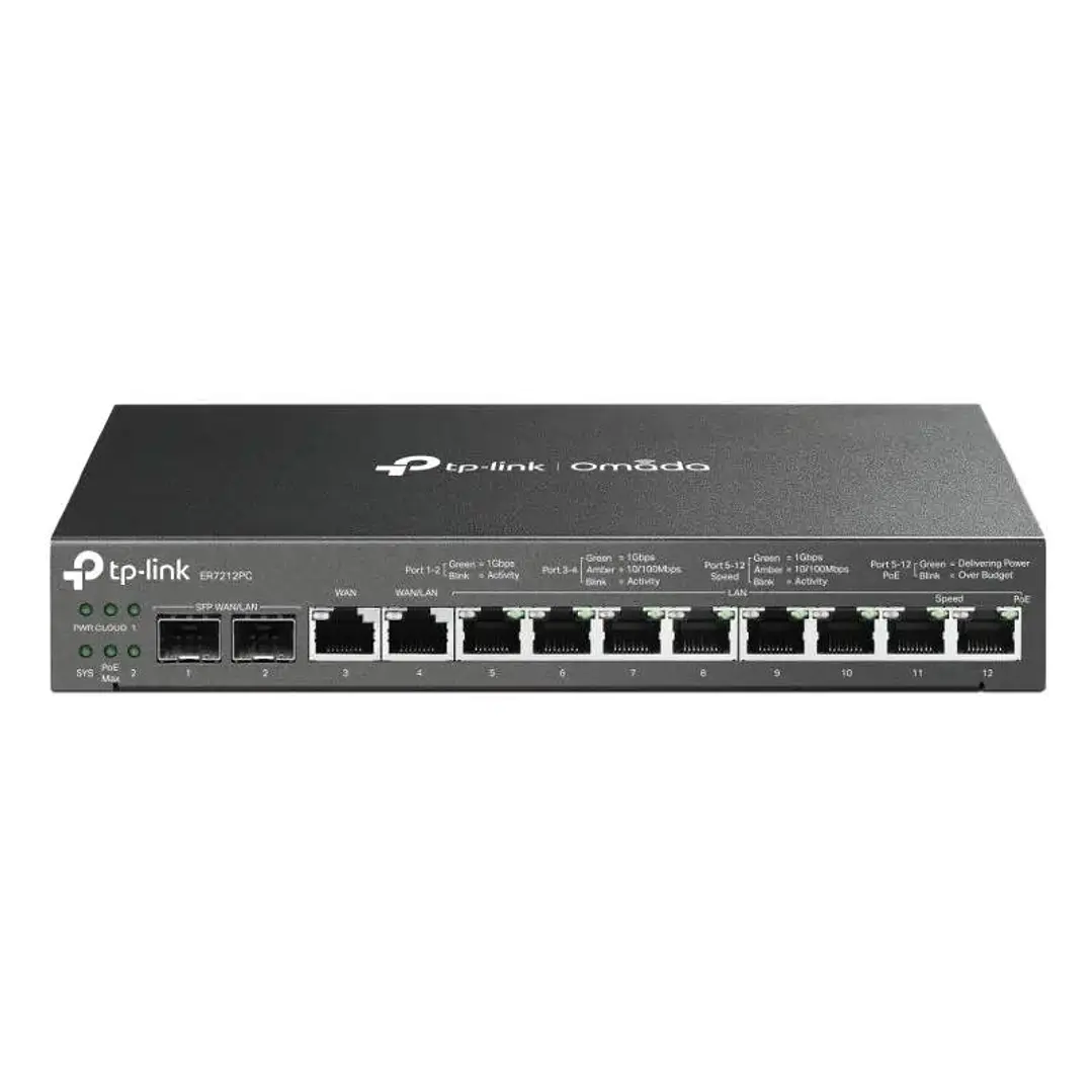 TP-Link ER7212PC Router 8xGbE 2xGb SFP 1xGbE WAN 1