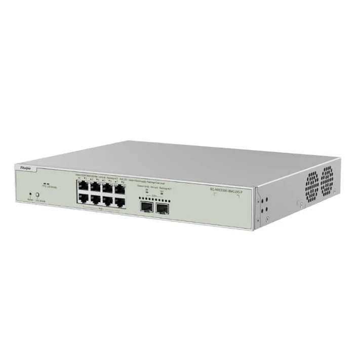 Reyee NBS3300-8MG2XS-P L2 8xmG PoE 2xSFP+ 240W 3