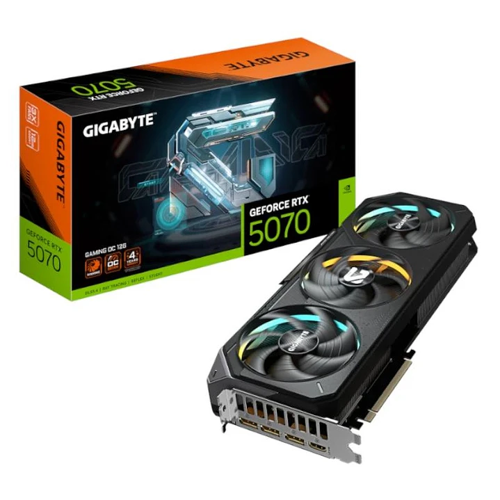 Gigabyte VGA NVIDIA RTX 5070 OC 12GB DDR7 GAMING 1