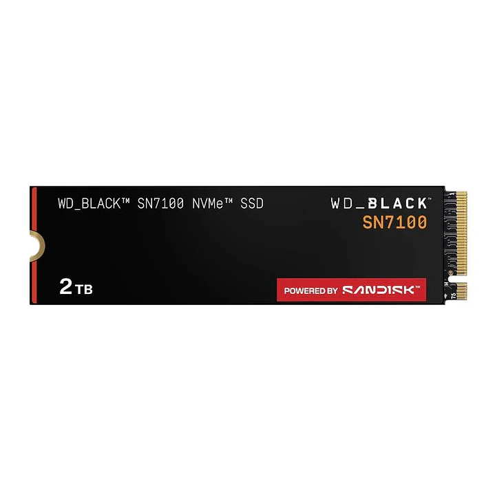 WD Black SN7100 SSD 2TB PCIe Gen4x4 7250MB-s 3