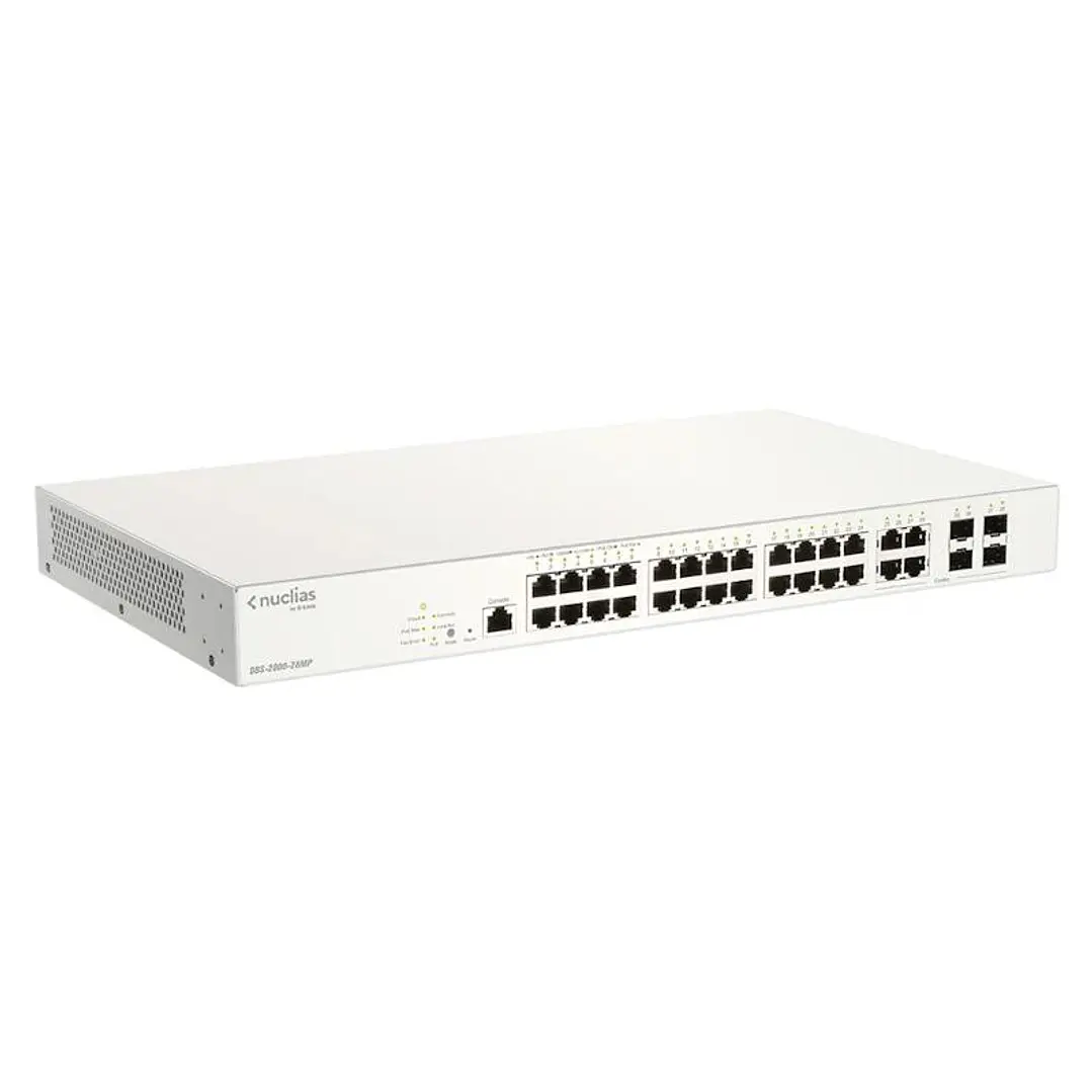 D-Link DBS-2000-28MP/E 28xGb PoE+ Switch 370W 1Y 2