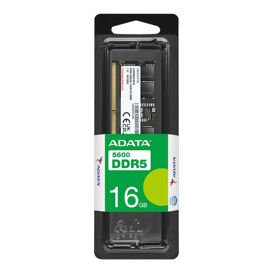 ADATA RAM AD5S560016G-S 16GB 5600Mhz DDR5 SODIMM 2