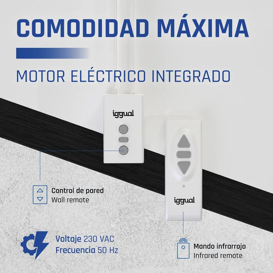 iggual Pantalla eléctrica 16:9 92