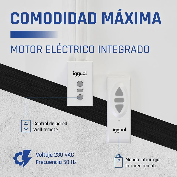 iggual Pantalla eléctrica 16:9 92