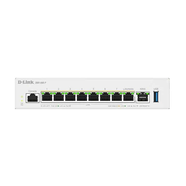 D-Link DBR-600-P Router PoE 9x2.5G 120W 4