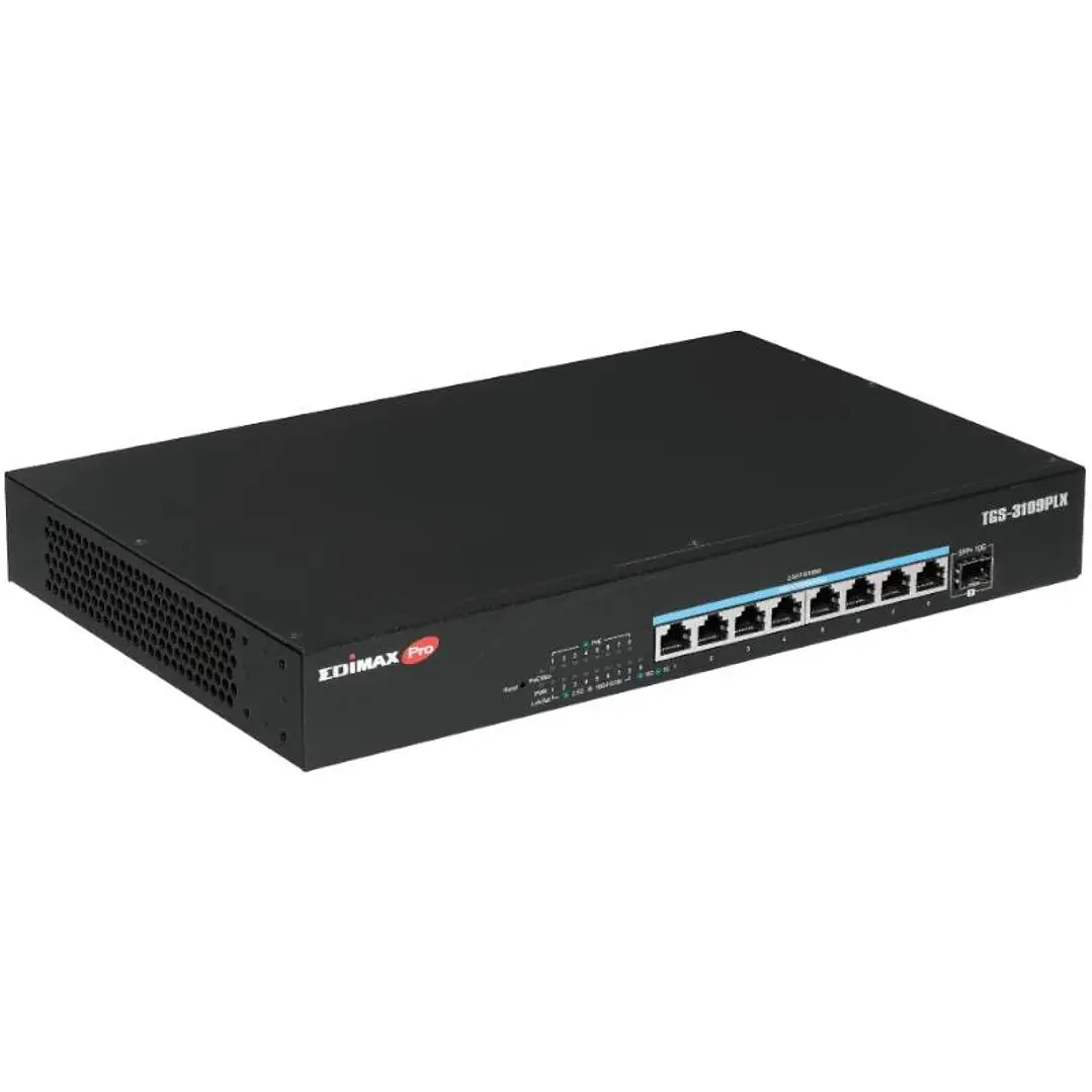 Edimax TGS-3109PLX Smart Switch 8x2.5G PoE++ 1x10G 3