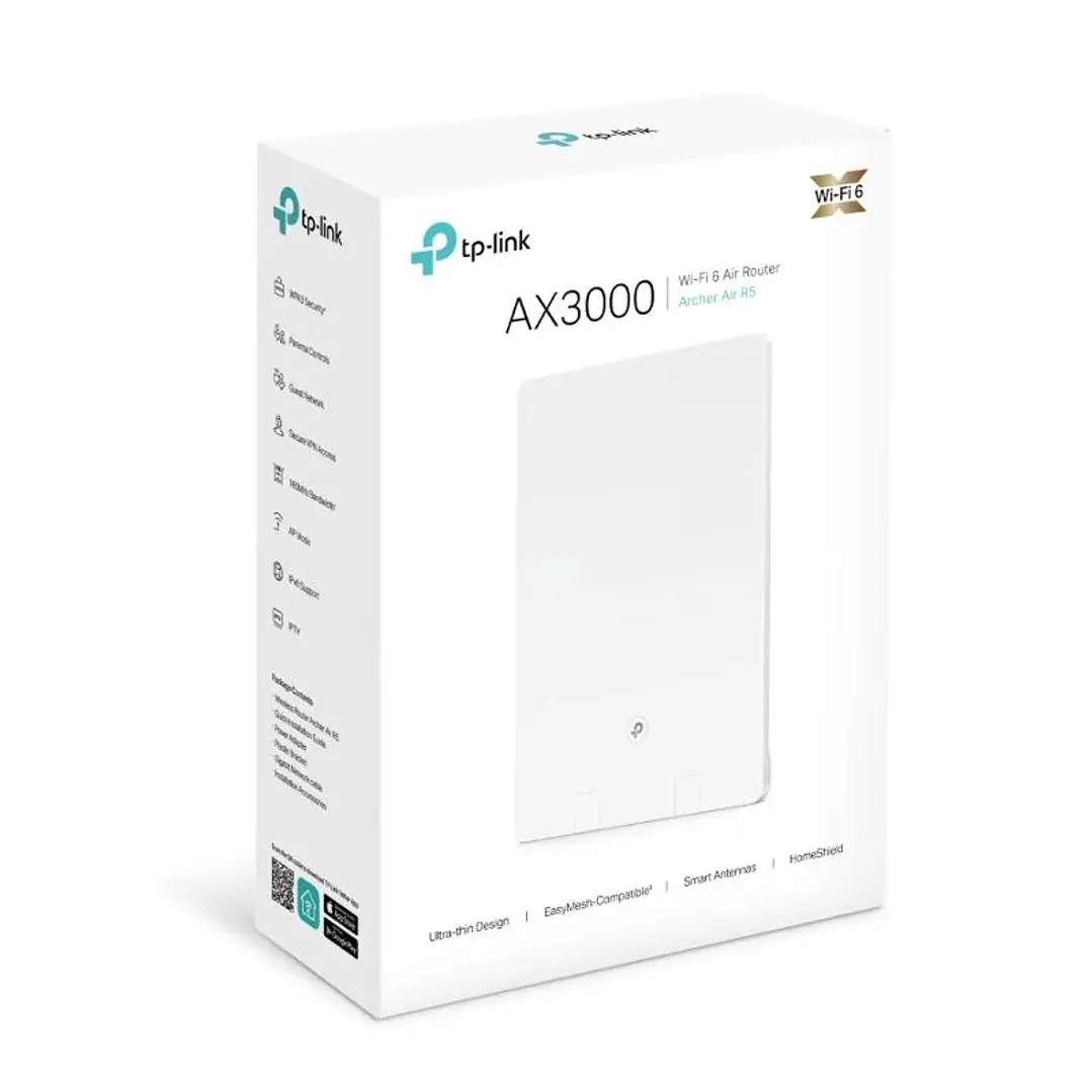TP-Link Archer Air R5 Router WiFi6 AX3000 1xWAN 4