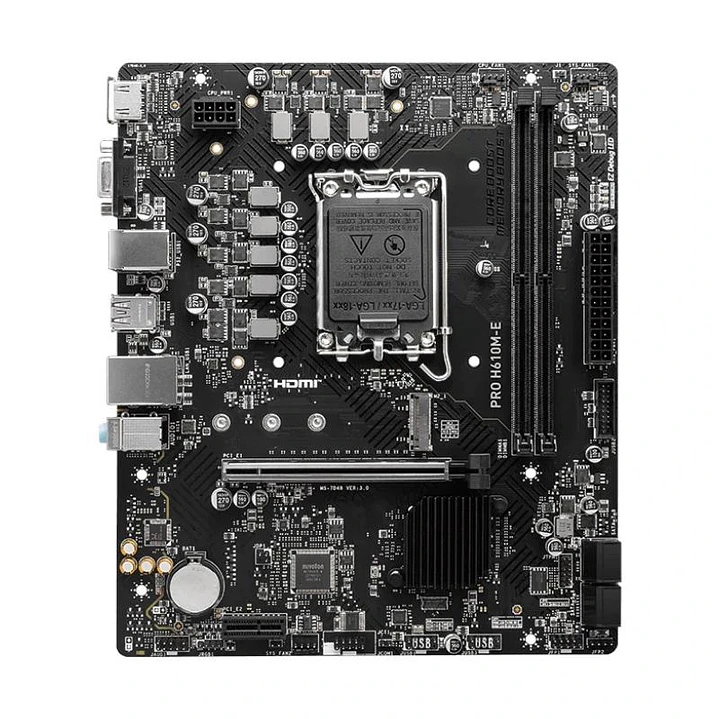 MSI Placa Base PRO H610M-E DDR5 mATX 1700 4