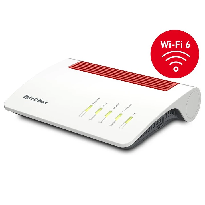 FRITZ! Box7590 Router AX WiFi6 Mesh Dual 4xGb 1WAN 1