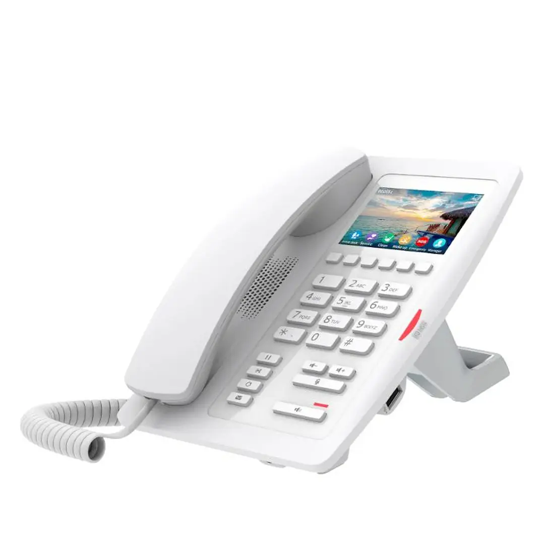 Fanvil H5W-W Hotel Teléfono IP, con PoE, WiFi 2.4G 2