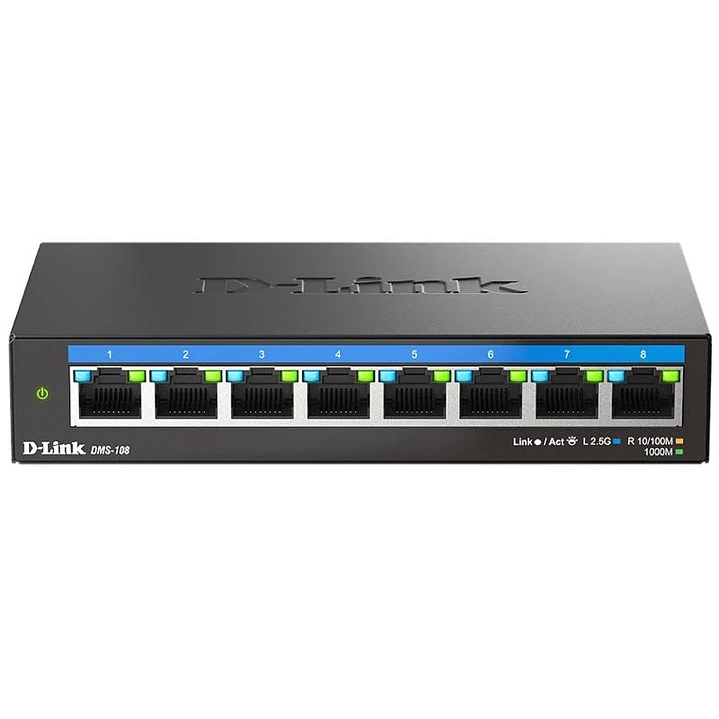 D-Link DMS-108 8x2.5MGb Unmanaged Switch 1