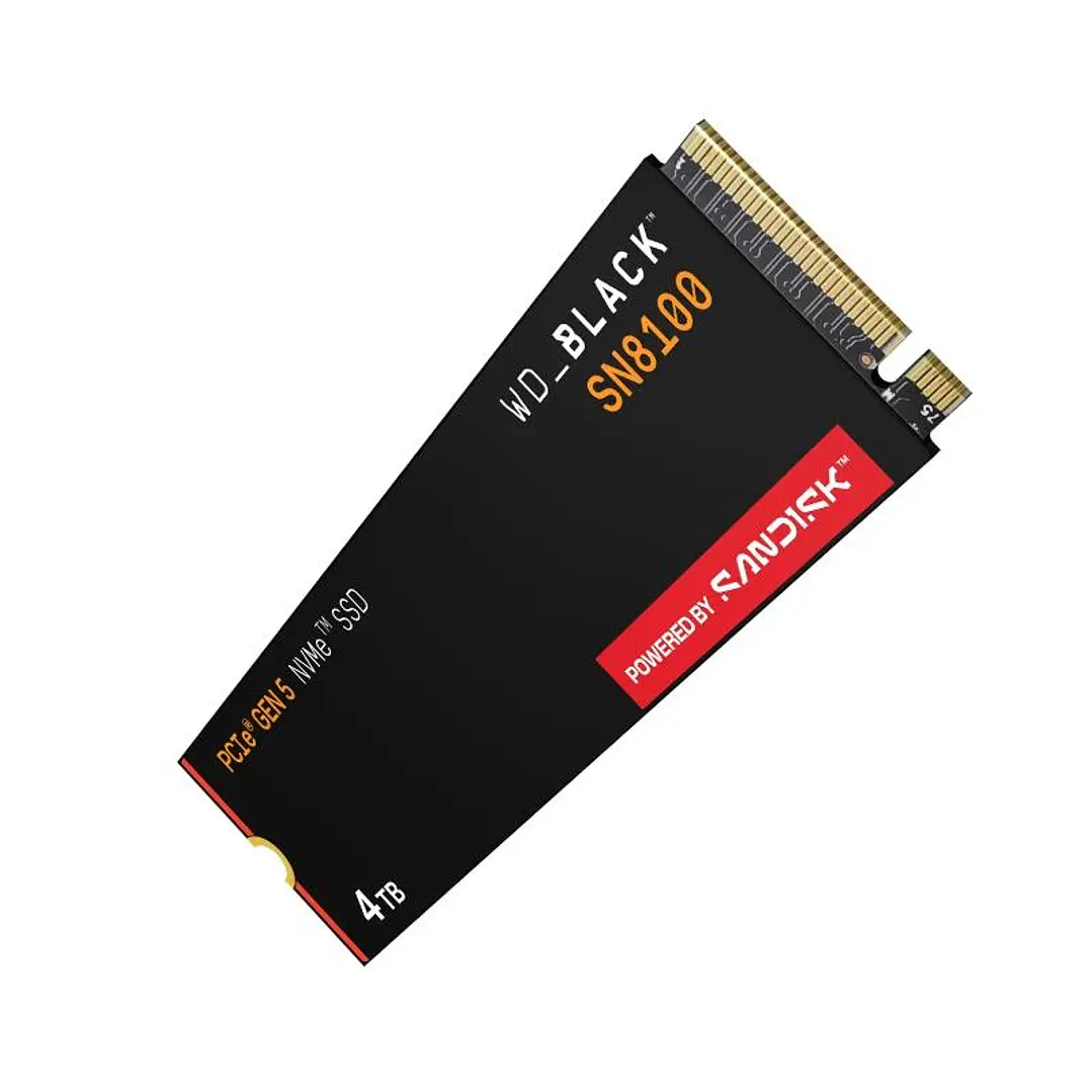 WD Black SN8100 SSD 4TB PCIe Gen5x4 14900 MB-s 2