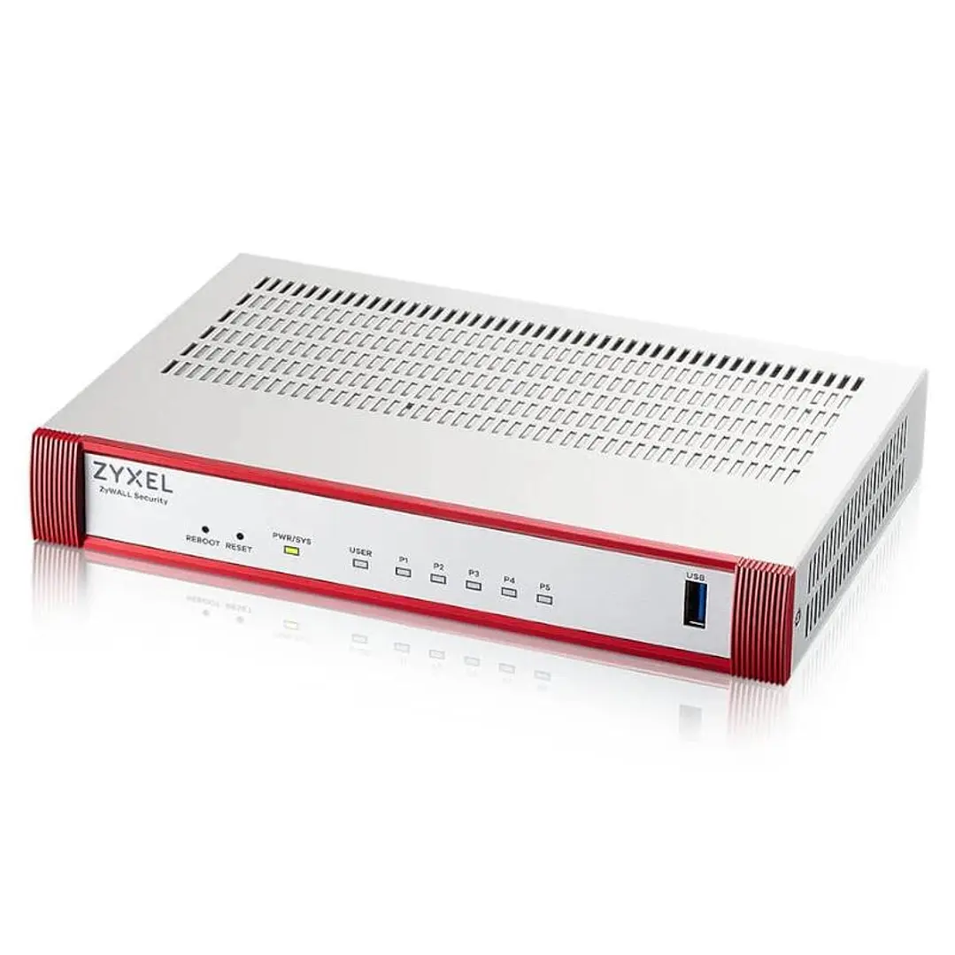 Zyxel USGFlex50HP 5xGbWAN/LAN 1xPoE+ 1xUSB 1a Lic 1