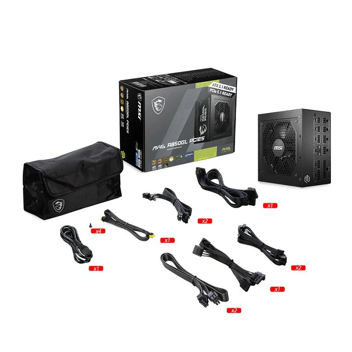 MSI Fuente Alimentación MAG A850GL PCIE5 II 850W 4