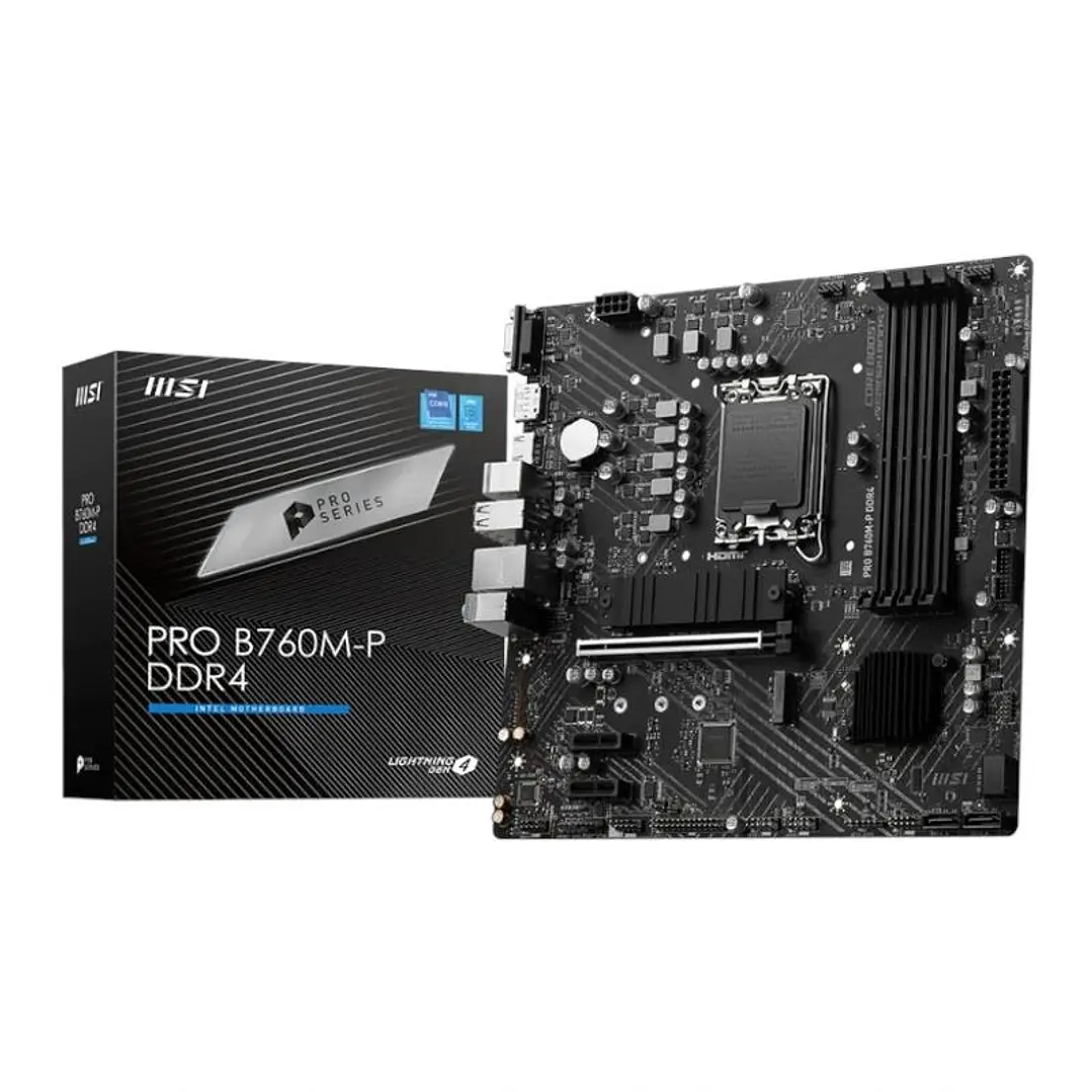 MSI Placa Base PRO B760M-P DDR4 mATX LGA1700 1