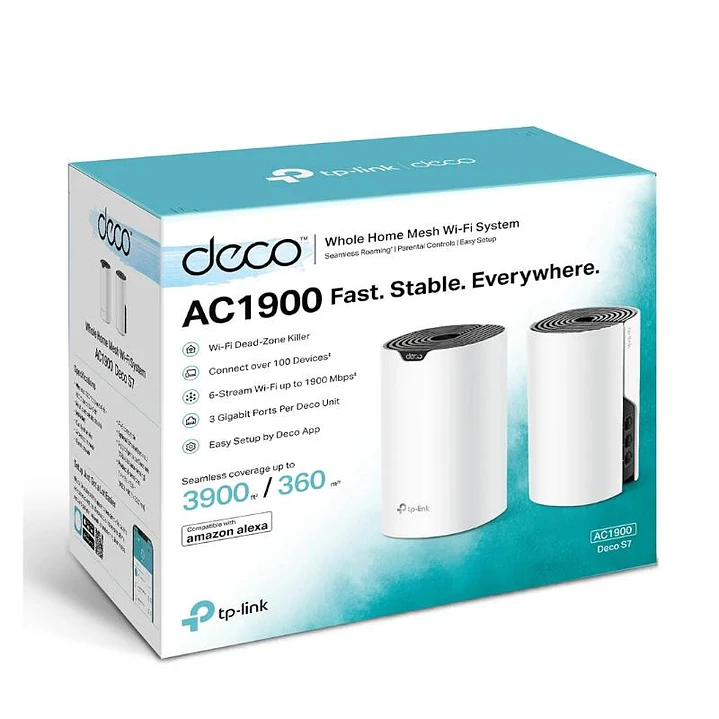 TP-Link Deco S7(2-Pack) AP AC1900 WiFi Mesh 3