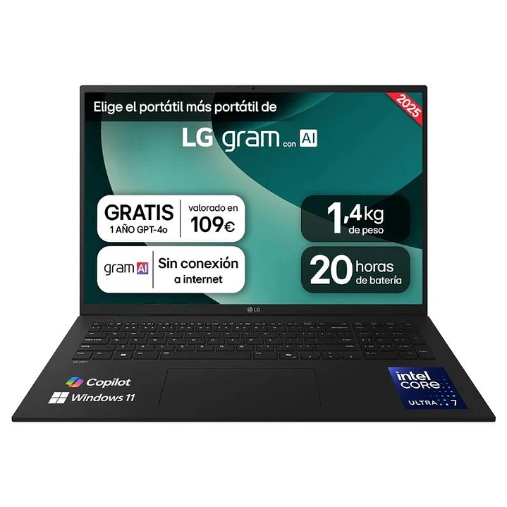 LG 17Z90T-G.AD88B Ultra7-255H 32GB 1TB W11H 17