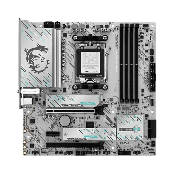 MSI Placa Base B850M GAMING PLUS WIFI6E DDR5  mATX 2