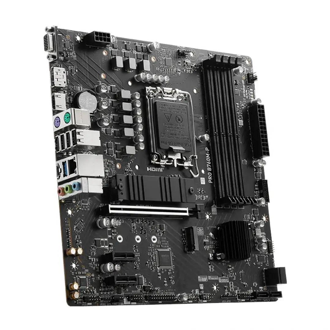 MSI Placa Base PRO B760M-P DDR5 mATX LGA1700 3
