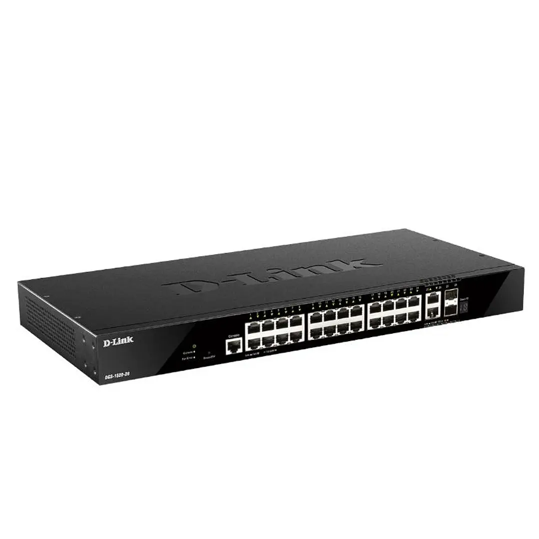 D-Link DGS-1520-28/E Switch 24xGbE 2x10GbE 2xSFP+ 2