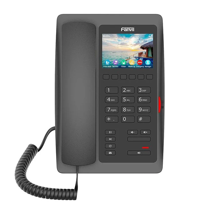 Fanvil H5W-B Hotel Teléfono IP, con PoE, WiFi 2.4G 1