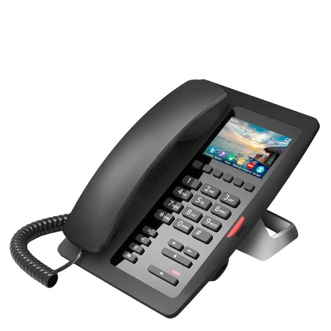 Fanvil H5W-B Hotel Teléfono IP, con PoE, WiFi 2.4G 2