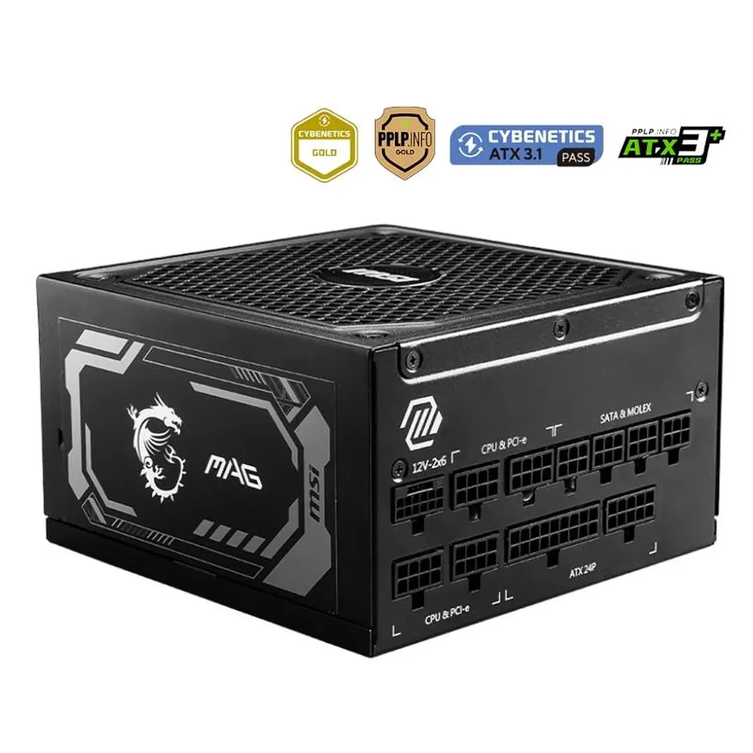 MSI Fuente Alimentación MAG A1000GL PCIE5 1000WATX 1