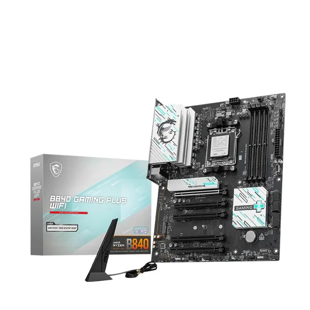 MSI Placa Base B840 GAMING PLUS WIFI DDR5 ATX AM5 3