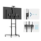 EWENT EW1539 Soporte suelo con ruedas tv 37