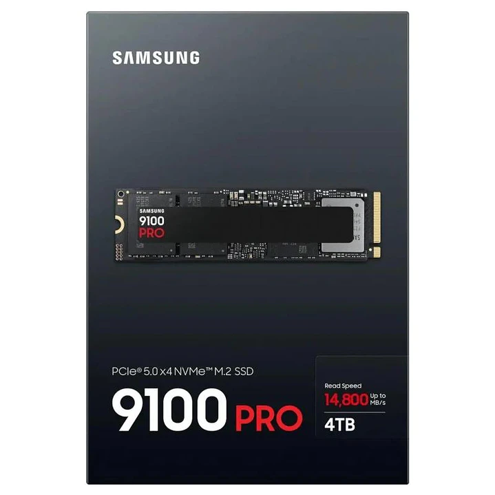 Samsung 9100 PRO SSD 4TB PCIe 5.0 14800 MB-s 4