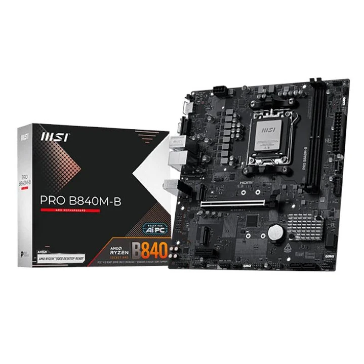MSI Placa Base PRO B840M-B DDR5 mATX 1