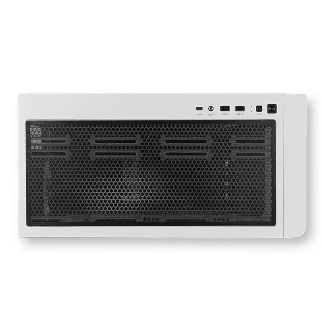 NOX Semitorre HUMMER ETHER Cristal Curvo Negro&Bla 4