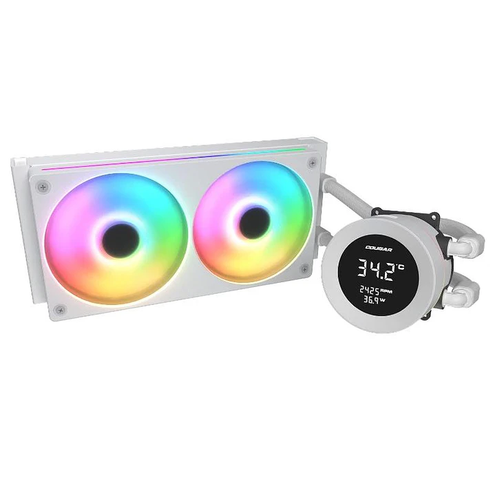 Cougar Ref. Liquid.Poseidon Vistek ARGB 240 White 2