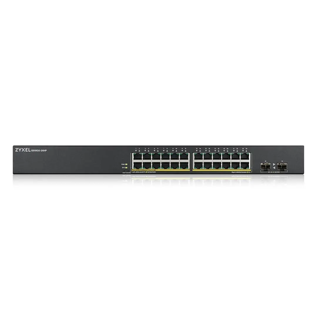 ZyXEL GS1900-24HPv2 Switch L2 24xGbE PoE Rackmount 1