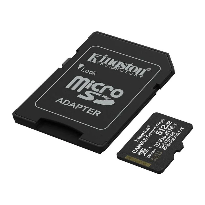 Kingston SDCS3/512GB microSDXC Gen3 150MB/s A1 2