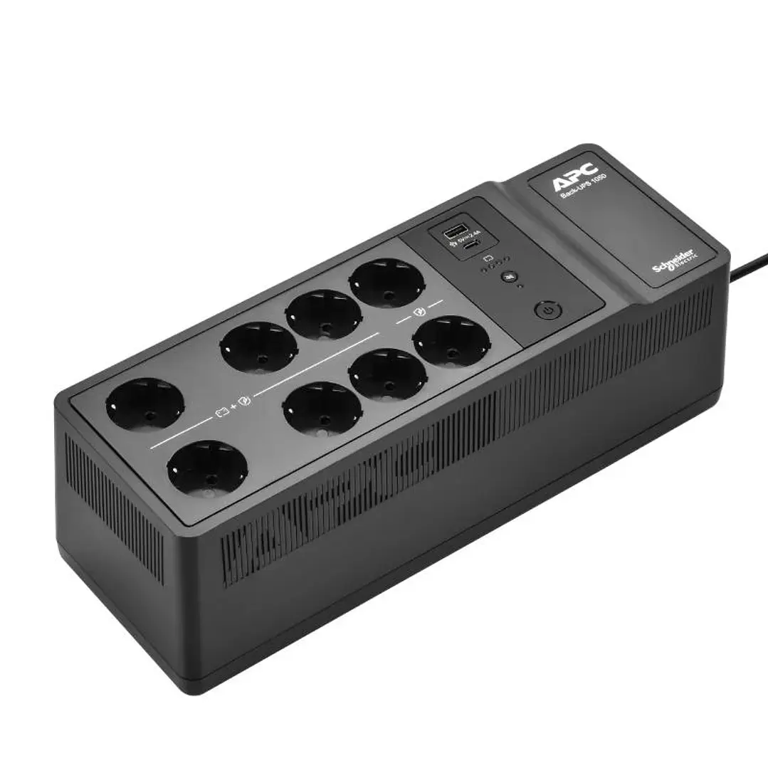 APC Back-UPS  1050VA/600W 8 tomas Schuko USB A+C 3