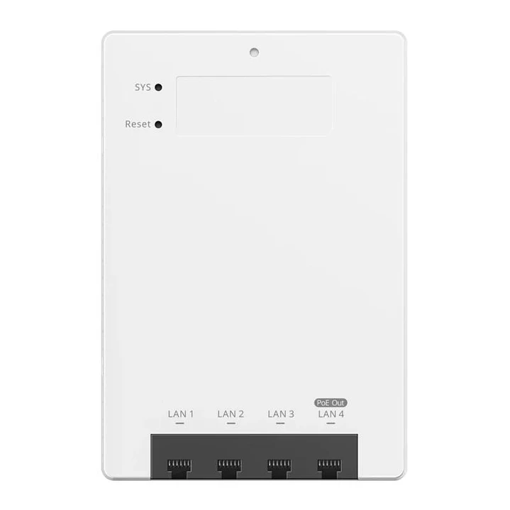 Reyee RAP72-Wall AP WiFi7 1x2,5Gb 4xGb Pared 4