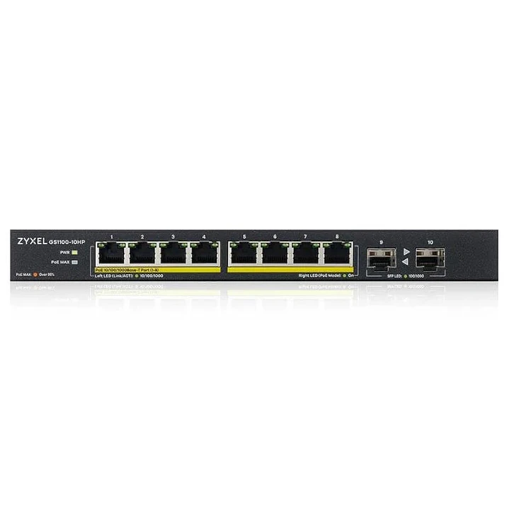 Zyxel GS1100-10HP v2 Switch 8xGbE 120 Watt PoE 1