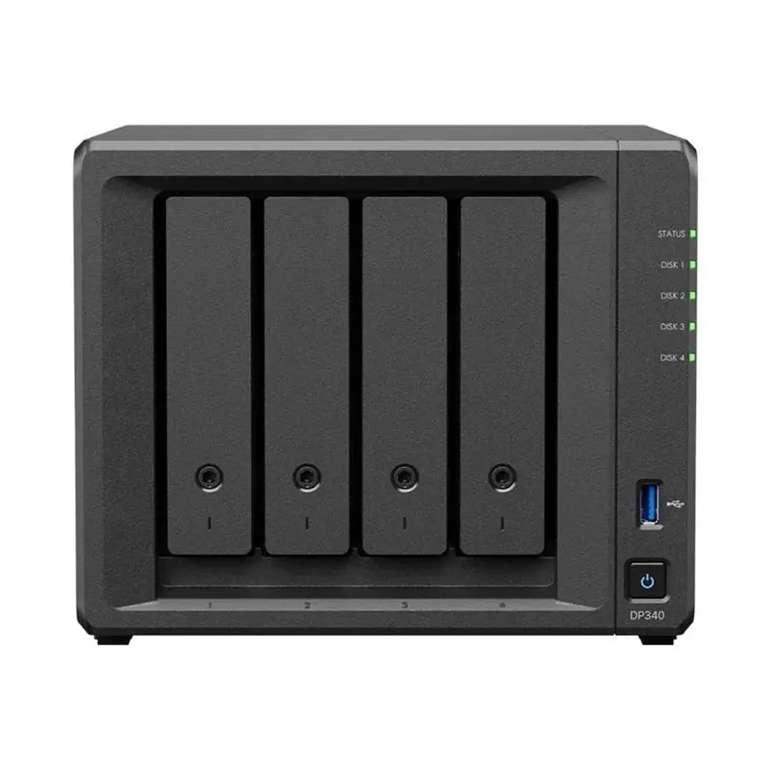 Synology DP340 NAS 1xG 1x10G  i/4xHDD 8TB 4-Bay 1