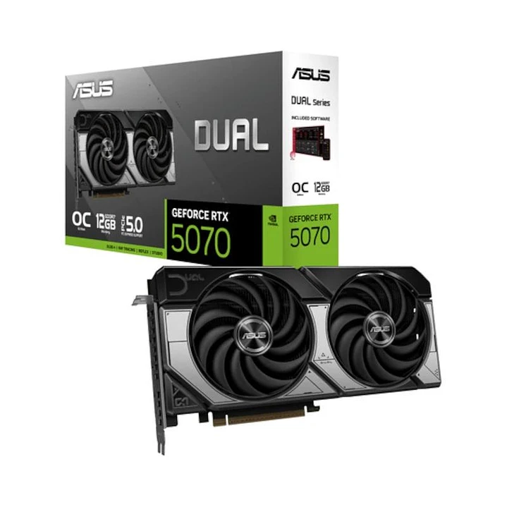 ASUS VGA NVIDIA DUAL RTX 5070 O12G DDR7 1