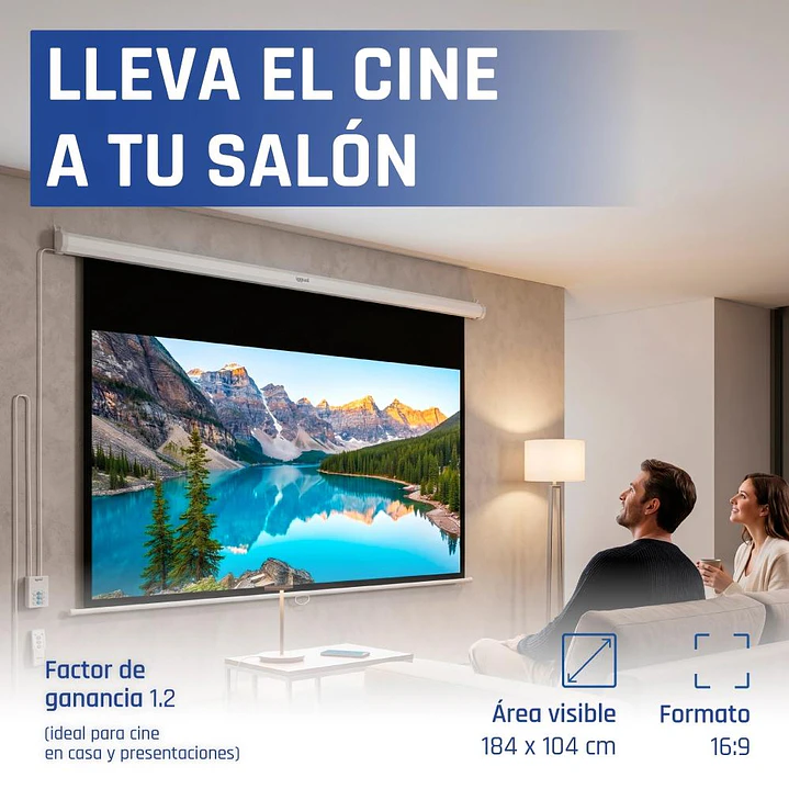 iggual Pantalla eléctrica 16:9 84