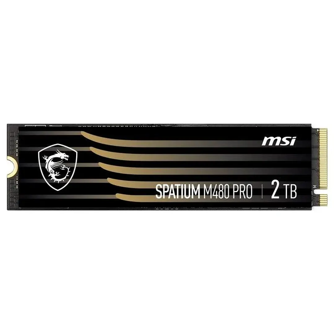 MSI SSD Spatium M480 Pro 2Tb PCIe 4.0 NVMe 7400Mbs 2