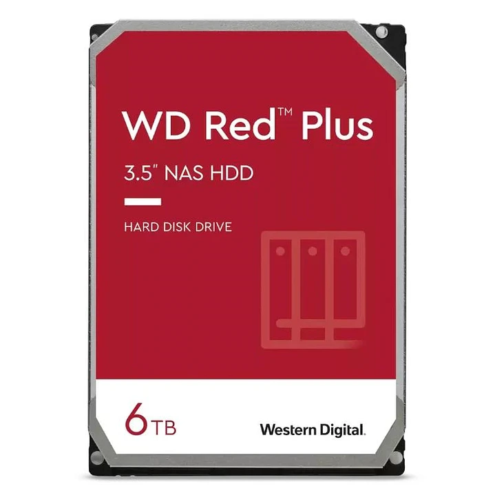 Western Digital Red Plus WD60EFPX 6TB SATA-600 1